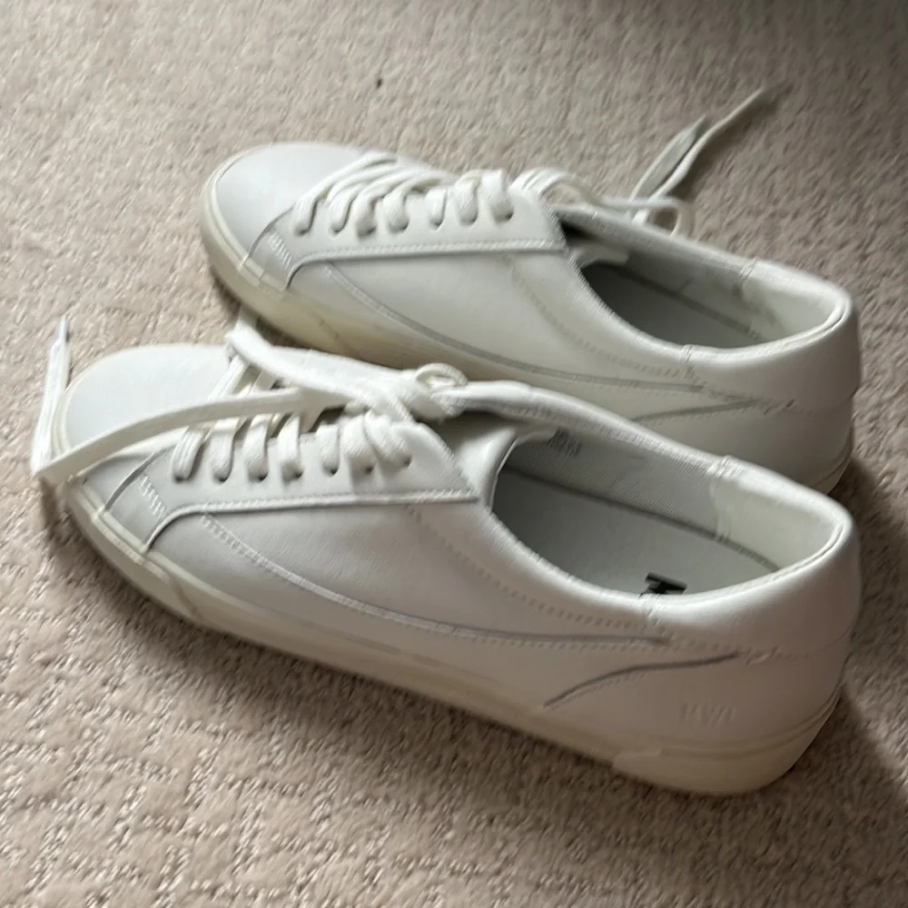 Madewell white leather sneakers - Picture 4 of 4